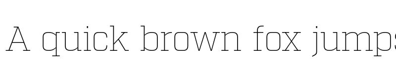 Preview of Factoria Test Thin font