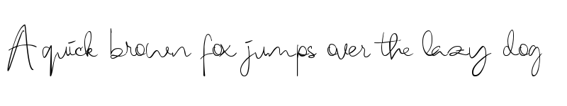 Preview of Factually Handwriting PERSONAL Regular font