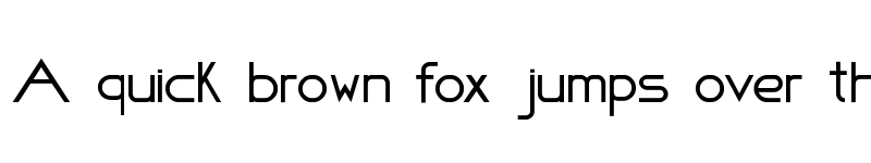 Preview of FAFERS Technical Font Regular font