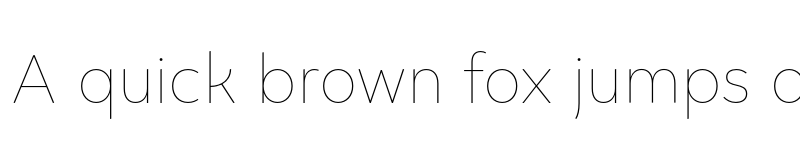 Preview of Faible Test Thin font