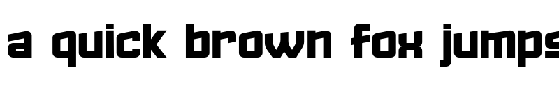 Preview of Failed Regular font