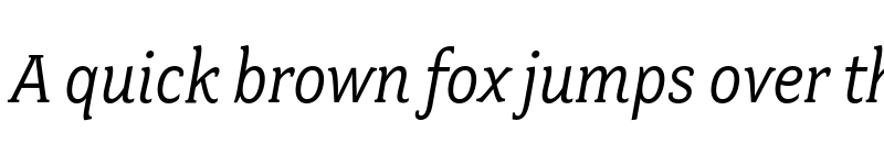 Preview of Fairplex Narrow OT Book Italic font