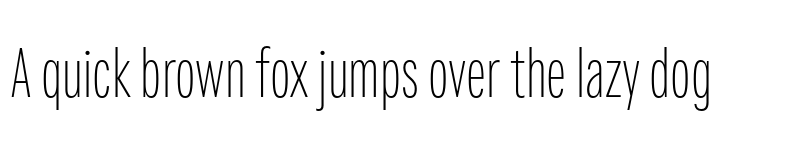 Preview of Fairweather ExtraLight font