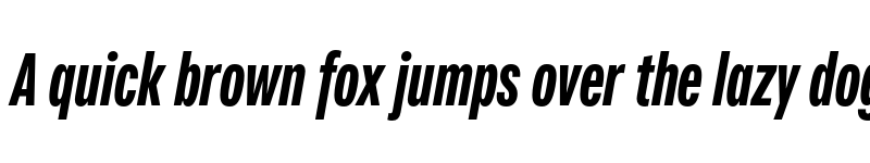 Preview of Fairweather Heavy Italic font