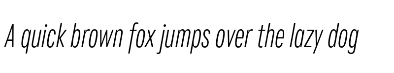 Preview of Fairweather Light Italic font