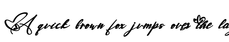 Preview of Faithe Bold Italic font