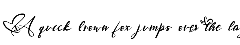 Preview of Faithe Regular font