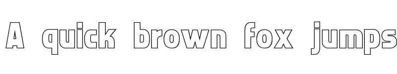 Preview of Faktos Outline Regular font