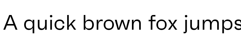 Preview of Faktum Test Regular font