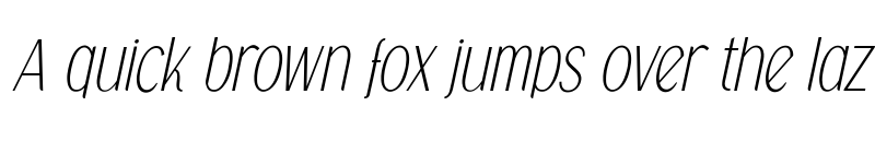 Preview of Falkin Sans Italic PERSONAL Regular font