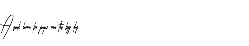 Preview of Falsetto Signature Regular font