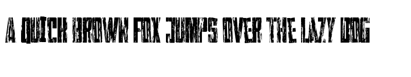 Preview of Faltura Guerra Regular font