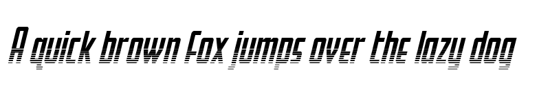 Preview of Falzon Halftone Italic Regular font