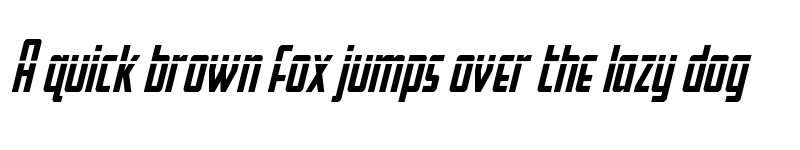 Preview of Falzon Laser Italic Regular font