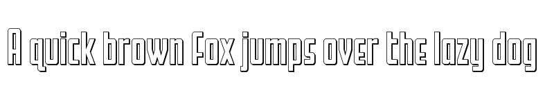 Preview of Falzon Outline Regular font