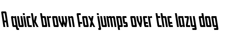 Preview of Falzon Semi-Leftalic Regular font