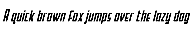 Preview of Falzon Spaced Italic Regular font