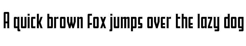 Preview of Falzon Spaced Regular font