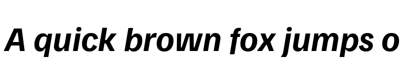 Preview of Familjen Grotesk Bold Italic font