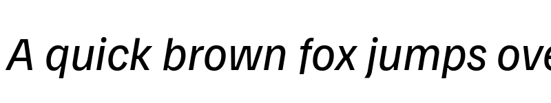 Preview of Familjen Grotesk Italic font