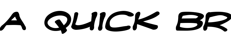 Preview of Fanboy Hardcore Bold font