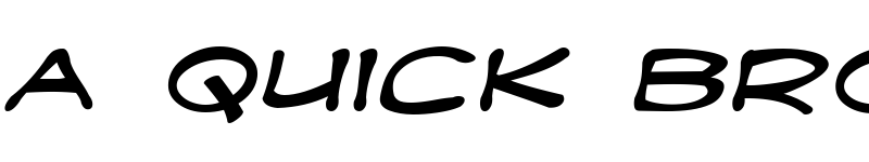 Preview of Fanboy Hardcore Italic font