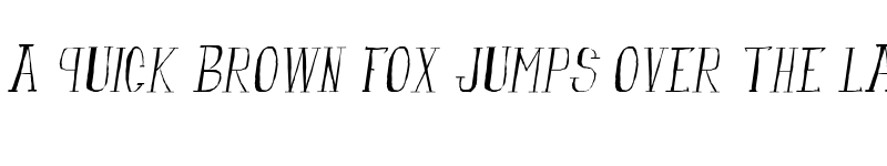 Preview of fanfarone-italique fanfarone-italique font