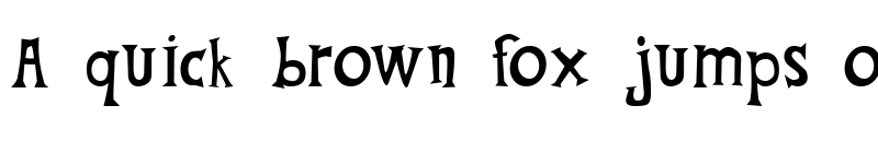 Preview of Fantique Four Regular font