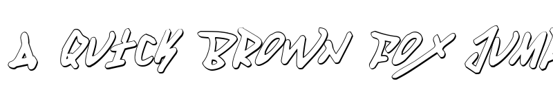 Preview of Fantom 3D Italic Italic font