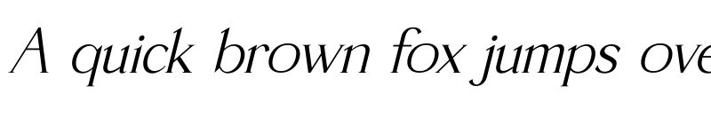 Preview of Fanttor Howery Serif Italic font