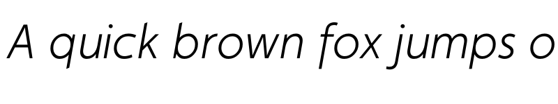 Preview of FaricyNew-LightItalic ? font