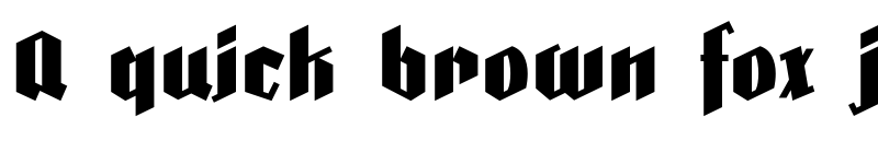 Preview of Farisea Fraktur Regular font