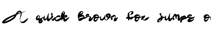 Preview of Farisha Shooters Regular font