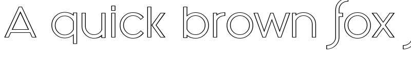 Preview of Fashion Fetish Outline Outline font