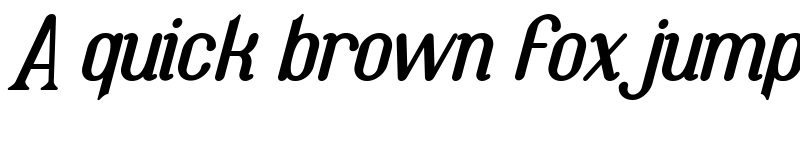 Preview of Fast Saga Demo Italic font