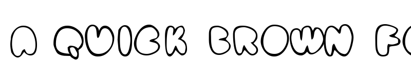 Preview of fat ass outline font