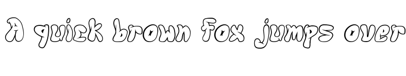 Preview of Fat-Roar-Line Regular font