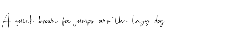 Preview of Fathony Script Regular font