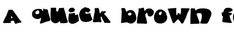 Preview of Fatty Regular font