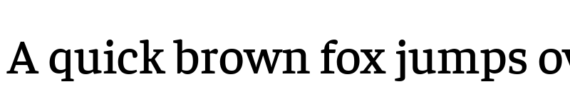 Preview of Faustina Medium font