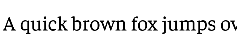 Preview of Faustina Regular font