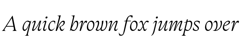 Preview of Fautive Trial ExtraLight Italic font