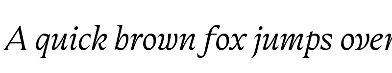Preview of Fautive Trial Light Italic font