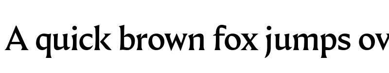 Preview of Fautive Trial Medium font