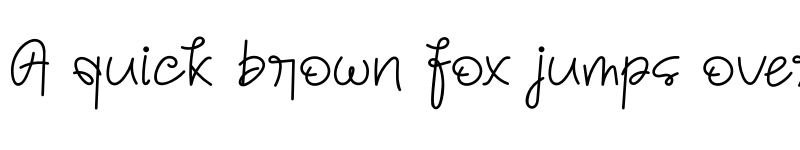 Preview of Fauzia Regular font