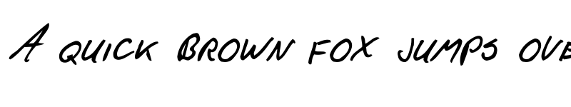 Preview of F*ck Beans Italic font