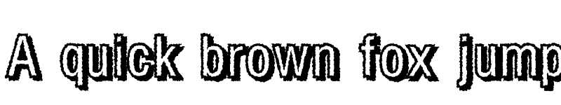 Preview of Fear Regular font