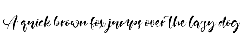 Preview of Febian Script Regular font