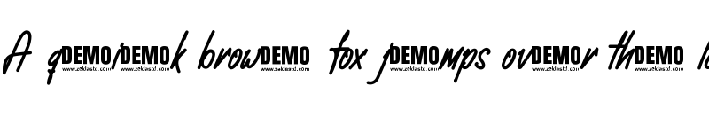 Preview of Febiola - DEMO FONT Regular font