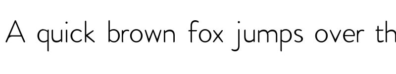 Preview of Febrero Light font